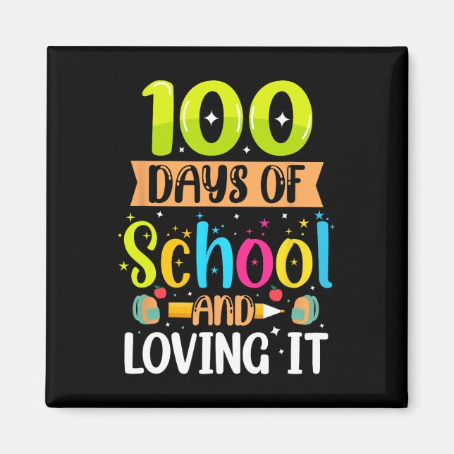 Aimant 100 Jours D'École Aimer It Enseignant Costume Enfa (Devant)