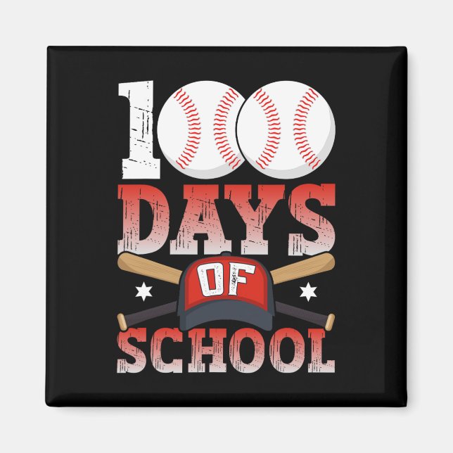 Aimant 100 jours d'école Bysebyll 100e jour pour l'élève  (Devant)