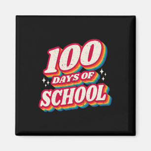 Aimant 100 Jours D'École Et Toujours Aimer Il Coeur