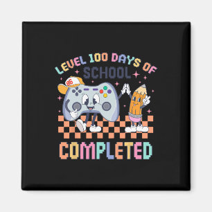 Aimant 100 Jours D'École Gamer Garçons Enfants 100ème Jou
