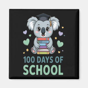 Aimant 100 Jours D'école Koala Élève Enseignant