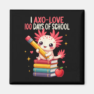 Aimant 100 Jours D'École Pour Les Filles 100E Jour D'Écol