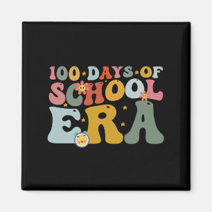 Aimant 100 jours d'école Prof cool pour enfants
