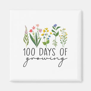 Aimant 100 jours d'école Professeur 100 jours de culture