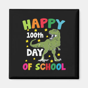 Aimant 100 jours d'école Trex 100e jour d'école 