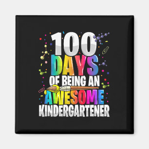 Aimant 100 jours d'être un superbe jardin d'enfants 100e