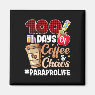 Aimant 100 Jours École Joyeux 100e Jour Coffeechaos