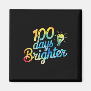 Aimant 100 Jours Enseignant Plus Brighter Enfants 100e Jo
