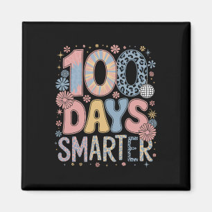 Aimant 100 Jours Plus Intelligents Joyeux 100ème Jour D'é