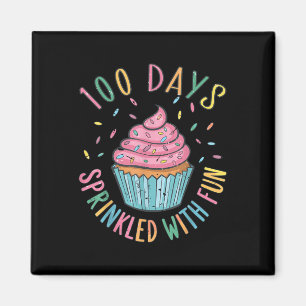 Aimant 100 Jours Saupoudrés De Cupcake Fun 100E Jour De S
