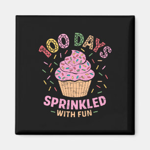 Aimant 100 Jours Saupoudrés De Cupcake Fun 100E Jour De S