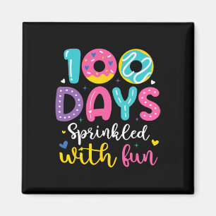 Aimant 100 Jours Saupoudrés De Fun Donut 100E Jour De Sch