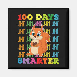 Aimant 100 Jours Smarter Squirrel 100e Jour De L'École