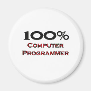 Aimant 100 % programmeur informatique
