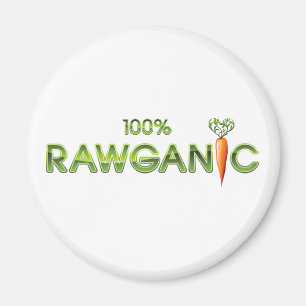 Aimant 100% Rawganic Raw Food - Carotte