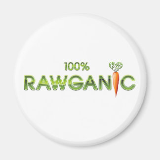 Aimant 100% Rawganic Raw Food - Carotte