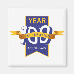 Aimant 100e_anniversaire_logo