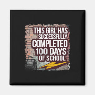 Aimant 100e jour Amusant tenue filles et amp; Étudiant 10