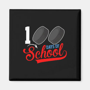 Aimant 100E Jour De Hockey Scolaire 100 Jours De Sport Sc