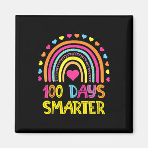 Aimant 100e Jour De L'École Arc-En-Ciel 100 Jours Smarter