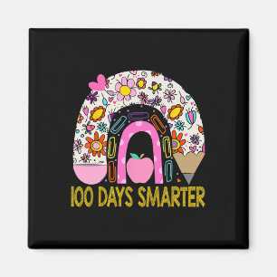 Aimant 100e Jour De L'École Enseignant 100 Jours Smarter