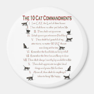 Aimant 10 commandements de CAT