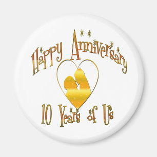 Aimant 10ème. Anniversaire