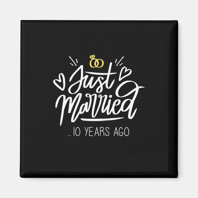 Aimant 10th Wedding Anniversary (Devant)