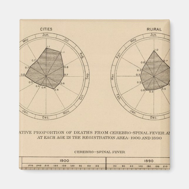 Aimant 118 Décès de fièvre cérébrospinale (Devant)