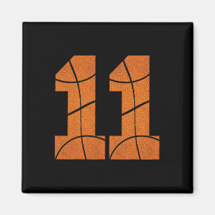 Aimant 11e anniversaire Basketball Garçons Enfants