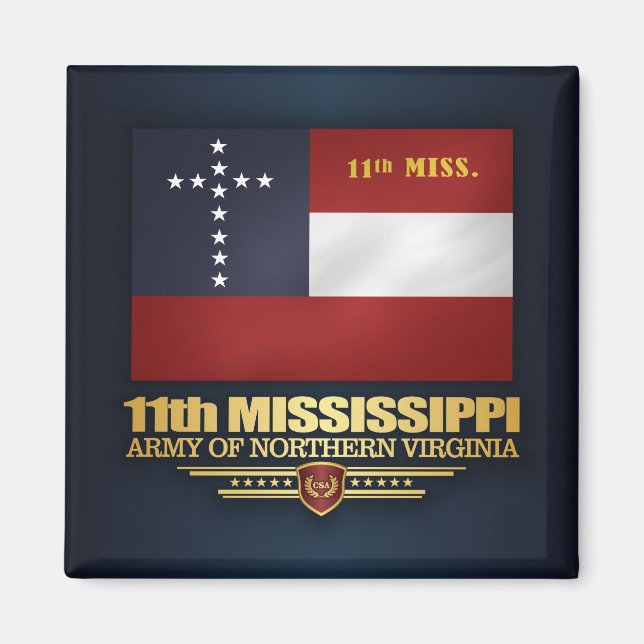Aimant 11e infanterie du Mississippi (Devant)
