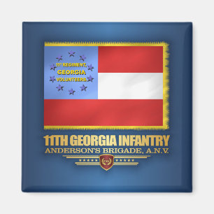 Aimant 11ème Infanterie de la Géorgie