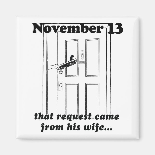 Aimant 13 novembre (Devant)