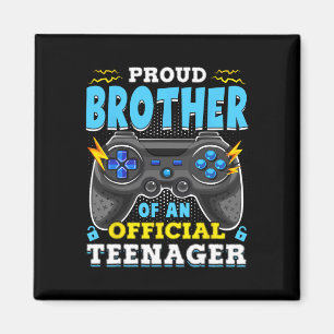 Aimant 13e anniversaire Fière Frère Officiel Adolescent V