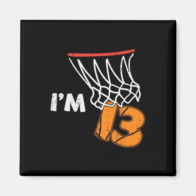 Aimant 13th Birthday Sketll Im 13 Thirteen Year Old Bday  (Devant)