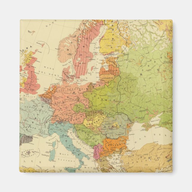 Aimant 1516 ethnographique européen (Devant)