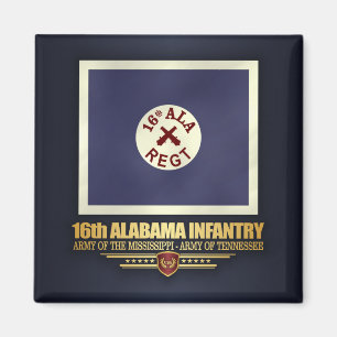 Aimant 16e infanterie de l'Alabama (f10)