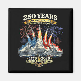 Aimant 1776-2026 États-Unis 250e anniversaire 4 juillet