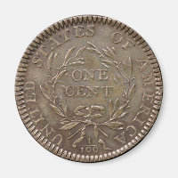 1793 Chêne gonflant Grand Cent inversé