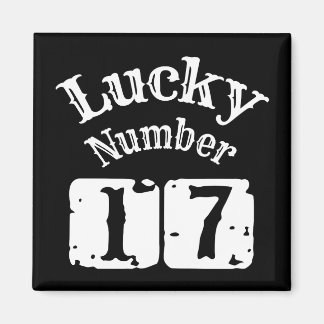 Aimant 17 - Lucky Number 17 Luck