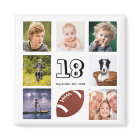 18e anniversaire fête photo collage garçon