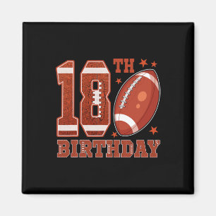 Aimant 18e anniversaire Football Thème 18 ans Naissance d