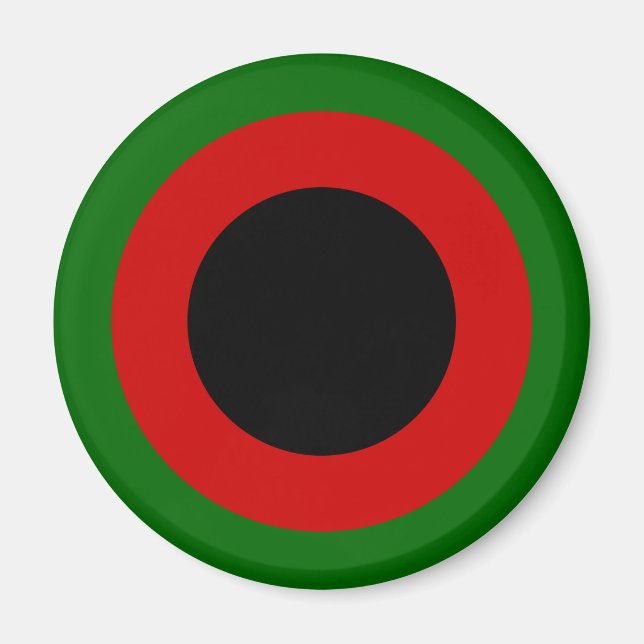 Aimant 1937-47, Roundel de l'armée de l'air afghane (Devant)