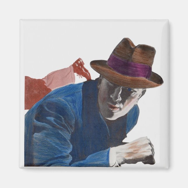 Aimant 1950 Gritty Detective action (Devant)