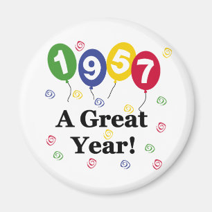 Aimant 1957 un anniversaire de grande année