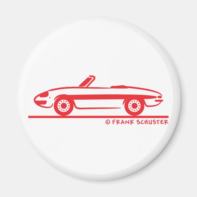 Aimant 1966 Alfa Romeo Duetto Spider Veloce (Devant)
