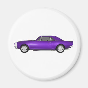 Aimant 1967 Camaro SS: Fin violette : Modèle 3D: