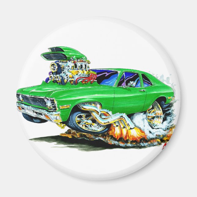 Aimant 1971-1974 Nova Green Car (Devant)