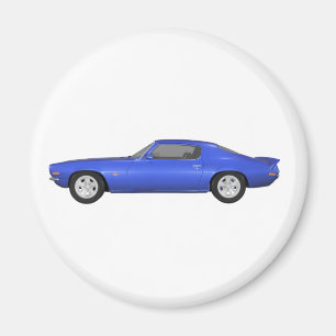 Aimant 1972 Camaro Z28 : Muscle Car : Blue Finish :