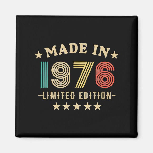 Aimant 1976 50th Birthday,50th 2026 For Him, Dad,father's (Devant)